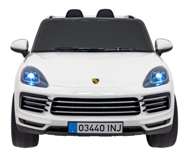 Auto na akumulator Porsche Cayenne S, bijeli, lakirani