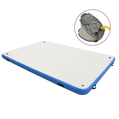 Plutajuća platforma na napuhavanje, plavo-bijela, 200x150x15 cm