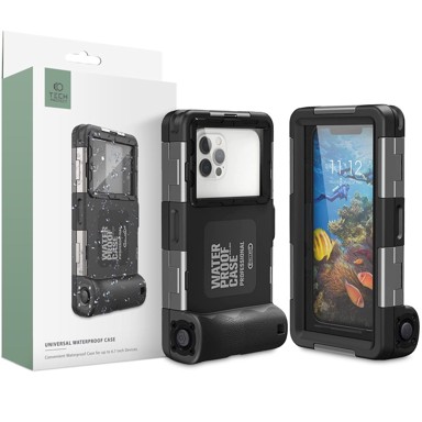 TECH-PROTECT Univerzalna IPX8 Vodootporna futrola crna