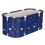 AGA Sklopiva prijenosna kada, 120×60×50 cm, tamno plava