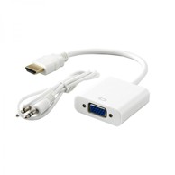 SBOX Adapter, HDMI (M) na VGA (ž),  audio