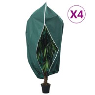Navlake za biljke od flisa s patentom 4 kom 70 g/m² 1 2x1 8 m - Zelena 1.2 x 1.8 m 4