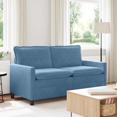 Sofa, 156 x 81 x 87,5 cm, tkanina, plava