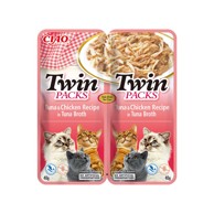 CIAO Hrana za mačke Churu Twin Pack, piletina i tuna, 2x40 g