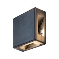 RABALUX Zidna rasvjeta, Lippa Crna, LED, 6W, 190lm, 3000K, 12x12cm