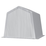 VEVOR Skladišni spremnik 245 x 245 x 227 cm, sivi