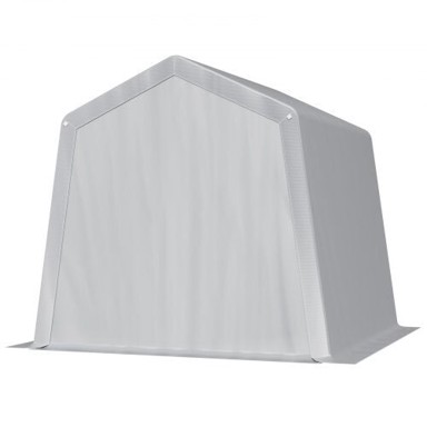 VEVOR Skladišni spremnik 245 x 245 x 227 cm, sivi
