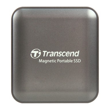 TRANSCEND SSD disk Portable Magnetic, 1 TB, USB 3.2, sivi