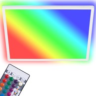 BRILO Plafonjera, BCL, LED, 22W, 2700lm, 4000K + RGB-LED, 42x42x2,8 cm, bijela