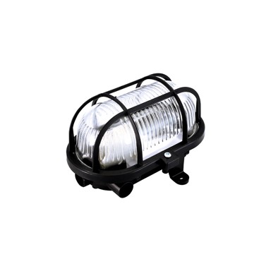 COMMEL Svjetiljka brodska E27, 60W, crna