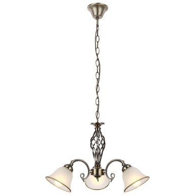 GLOBO LIGHTING Rustikalna Lampa Visilica 1xE27 60W 230V Viejo, bijela