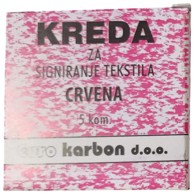KARBON Kreda krojačka PK5, crvena