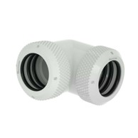 BARROW Multi-Link adapter 90°, 14mm OD do 14mm OD, Hardtube, bijeli