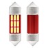 AMIO LED žarulja CANBUS C5W 31 mm 12 x SMD 4014 12V/24V, bijela