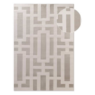 ELLE DECORATION Sivi/krem tepih 160x235 cm Perles Onyx 