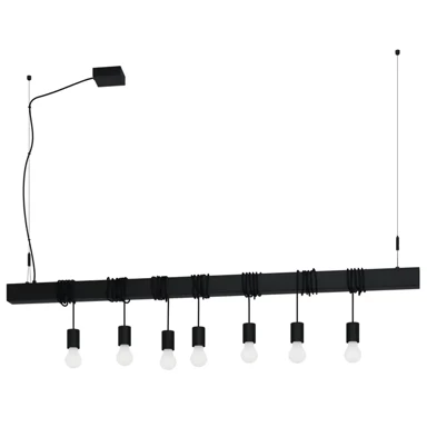 EGLO Visilica Townshend-B D-1500, 7xE27, crna