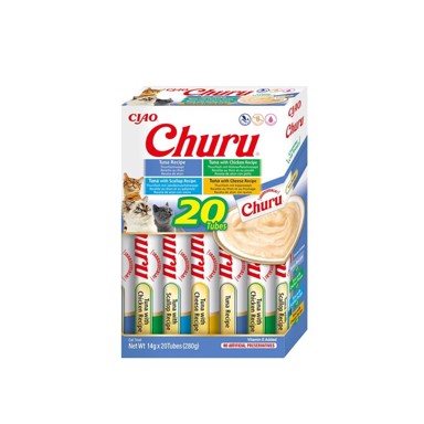 INABA Poslastica za mačke CHURU VARIETY TUNA 20x14 g