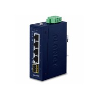 PLANET Switch PLT-IGS-510TF, 5-portni industrijski, 4x 1GbE, 1x 100/1000X SFP