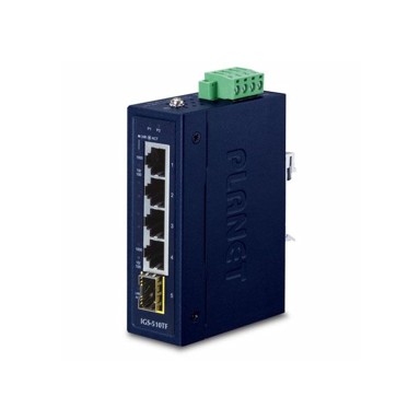 PLANET Switch PLT-IGS-510TF, 5-portni industrijski, 4x 1GbE, 1x 100/1000X SFP