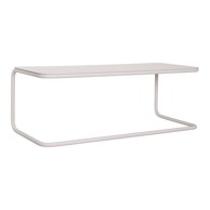  HÜBSCH Bijela metalna zidna vješalica s policom Welcome