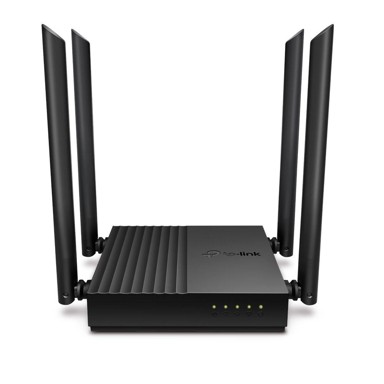 TP-LINK Router Archer C64, Wi-Fi 5, 1200 Mbit/s, Gigabit Ethernet, crna