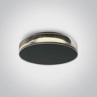Plafonjera, LED, 12W, 325 lm, 3000 K, 230V, DM67478/B/W, crna
