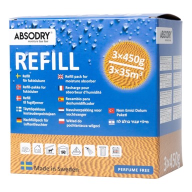 EVERBRAND SWEDEN Zamjenski ulošci za odvlaživač zraka 3 kom Absodry Maxi