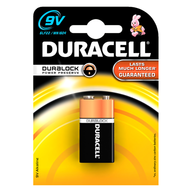 DURACELL Baterija, Basic 9V