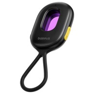 BASEUS Detektor skrivene kamere s mini svjetiljkom i alarmom + USB-A - USB-C kabel, crni