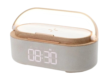 MOYE Bežični punjač Aurora Plus, bluetooth, radio, lampa i sat