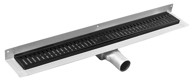 GELCO Podni tuš kanal 850 mm DN50, crna mat
