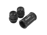 LANBERG Adapter RJ45 na RJ45 Cat.6 (oklopljen, IP67), crna