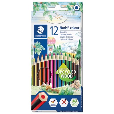 STAEDTLER Boja 185 C12 drvena noris colour 12 boja