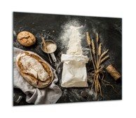 Staklena zaštitna ploča za štednjak Kruh 60 x 52 cm