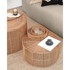 KAVE HOME Stolići za kavu Elmima promjer 66 cm set 2 kom od ratana prirodni