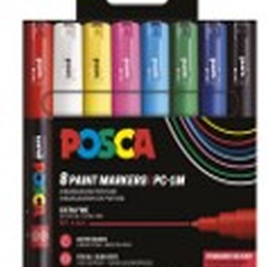 UNI Marker set Posca PC-1M osnovne boje 