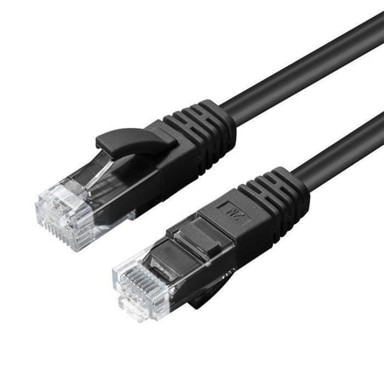 U/UTP Mrežni kabel CAT5e, PVC, 0,3 m, crna