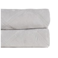 IXIA Krem prošiven prekrivač od samta 230x260 cm 