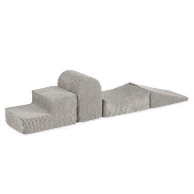 PLUSH NEST Mekani poligon, 4 elementa, siva