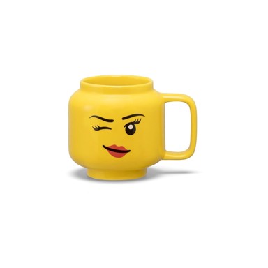 LEGO Keramička dječja šalica, 255 ml, žuta