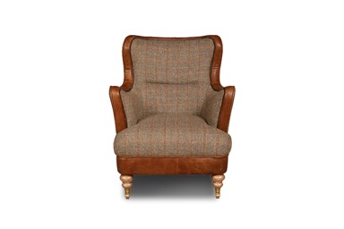 CHESTERFIELD Harris Tweed Erica fotelja