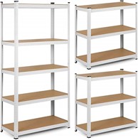 LANDGRAF Stalak za odlaganje, nosivost 875 kg, 150 x 75 x 30 cm, metal, bijela