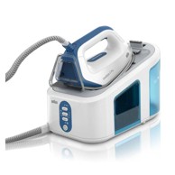 BRAUN Parna postaja CareStyle 3 Pro, 2400W, 6.8 bara, bijelo-plava