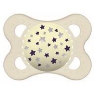 MAM Duda varalica Night, silikon, 2-6 mj, 2 kom, svijetli u tami