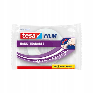 TESA Prozirna samoljepljiva uredska traka 25 mx19 mm