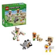 LEGO MINECRAFT Konstruktorski set 21592 Pustinjski napad jahača pileta