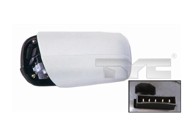 TYC Retrovizor Mercedes 210 E 95-02, desni, -99, električni, grijani, 5 pinova, ženski konektor, W202 10/96-