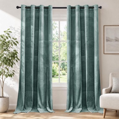 NIKCORP Termalne zavjese Ystyle, 145 x 140 cm, 2 kom, svijetlozelene