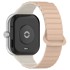 GS Silikonska narukvica za Xiaomi Redmi Watch 4/Smart Band 8 Pro/9 Pro, bež-bijela