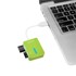 SMILE USB 2.0 Hub, 4 porta, zelena